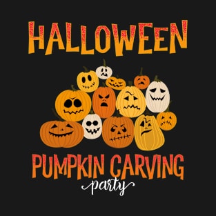 Halloween Pumpkin Carving Party T-Shirt