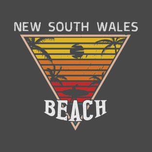 Beach happiness in New South Wales T-Shirt