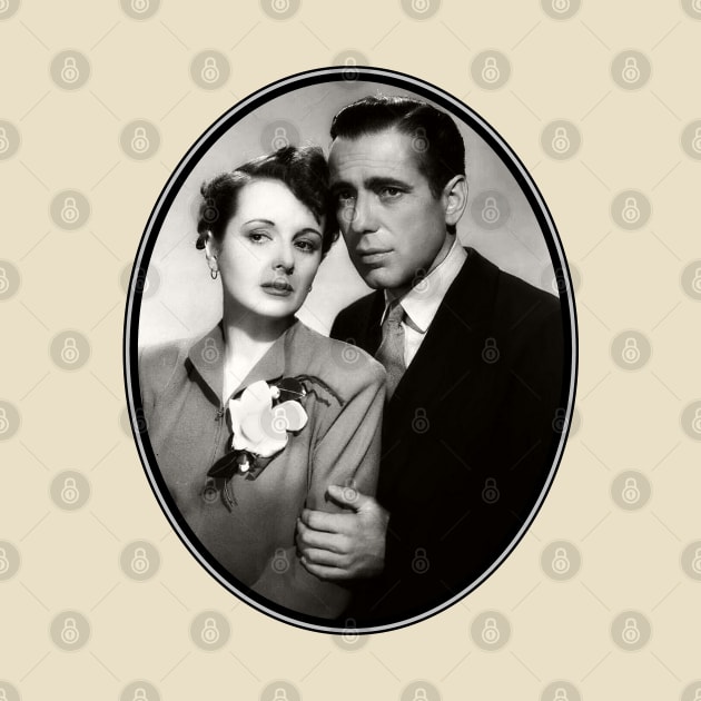 Humphrey Bogart & Mary Astor In The Maltese Falcon by Noir-N-More