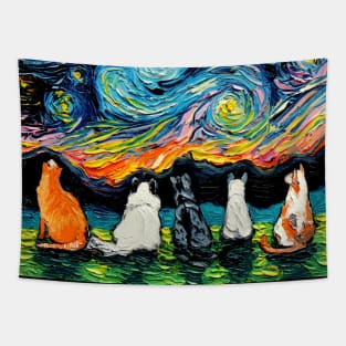 Starry Cats Tapestry