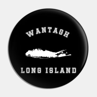 Wantagh Long Island (Dark Colors) Pin