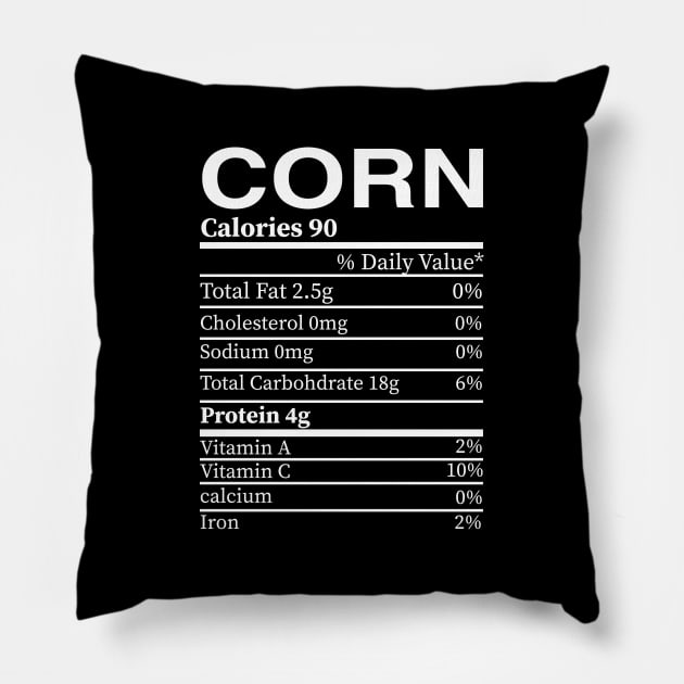 Funny Corn Nutrition Pillow by busines_night