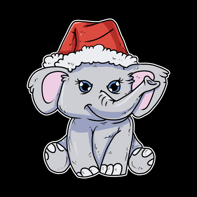 Christmas Elephant by TheTeeBee