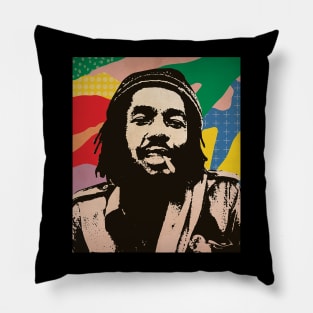 Vintage Poster - Peter Tosh Style Pillow