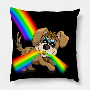Rainbow Delivery Service Doggy Pillow