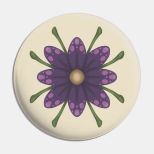 Ahkmar Flower Pin