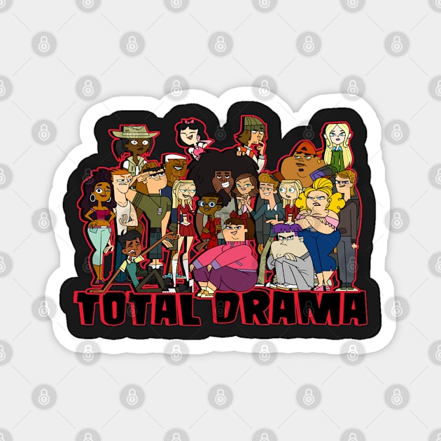 Total Drama Magnet by thebeatgoStupid