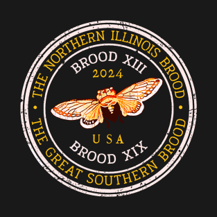 Cicada 2024 Event Brood XIX & XIII Emergence T-Shirt
