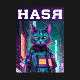 Cyberpunk Cat (Design 3) T-Shirt