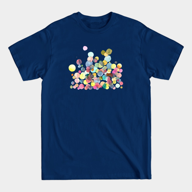 Discover Colorful Watercolor Dots - Colorful - T-Shirt