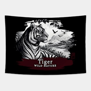 Tiger- WILD NATURE - TIGER-3 Tapestry
