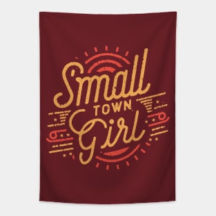 Small Town Girl - Retro Tapestry