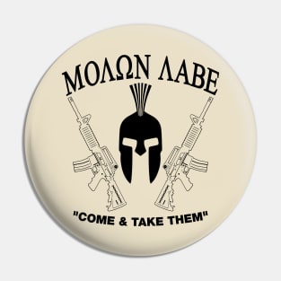 Mod.37 Molon Labe Greek Spartan Pin