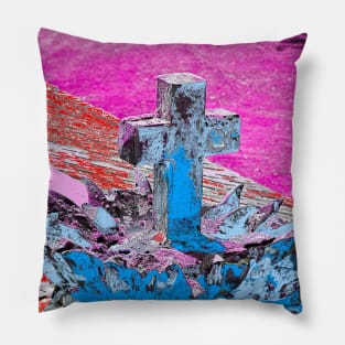 Cross / Swiss Artwork Photography Pillow