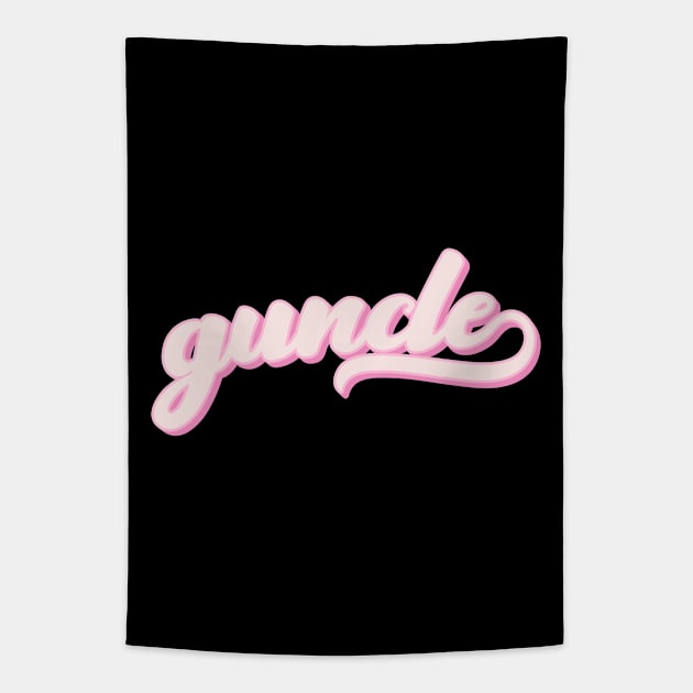 Gay Uncle Guncle Vintage Graphic Tapestry by BurnhamAndGrange