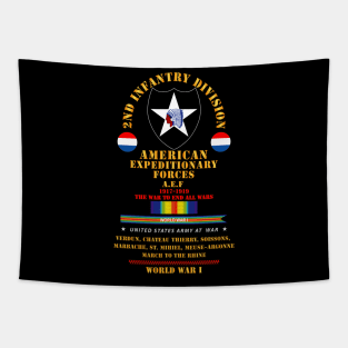 2nd Infantry Division - AEF - WWI X 300 Tapestry