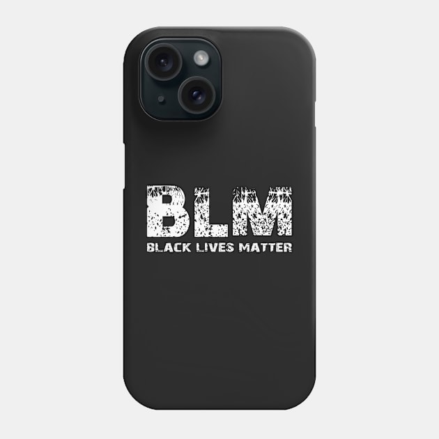 BLM Black Lives Matter W Phone Case by Ratherkool