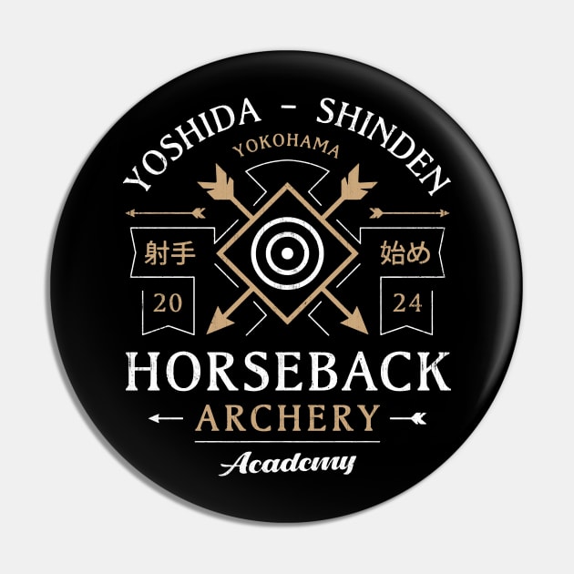 Horseback Archery Emblem Pin by Lagelantee