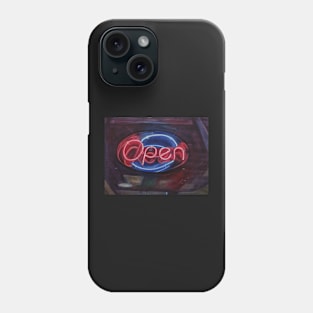 Open Neon Sign Phone Case