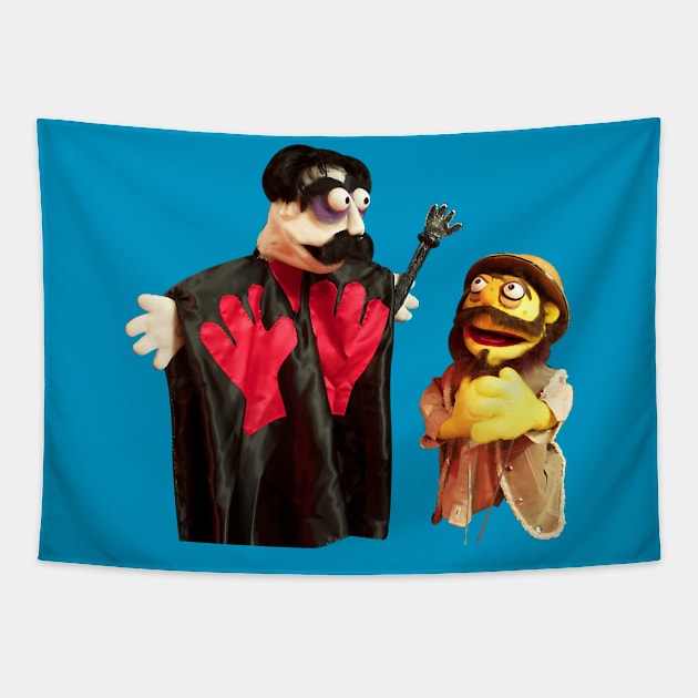 The Master And Torgo Tapestry by ChuraMan