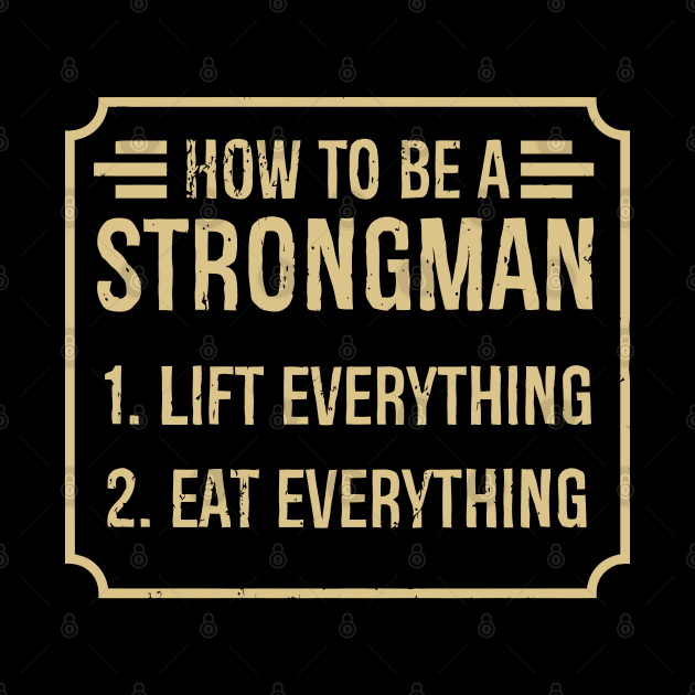 How To Be A Strongman Gym Fitness Workout by tanambos