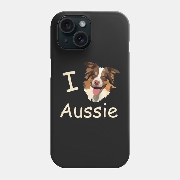 I Love Aussie Phone Case by DavidDms