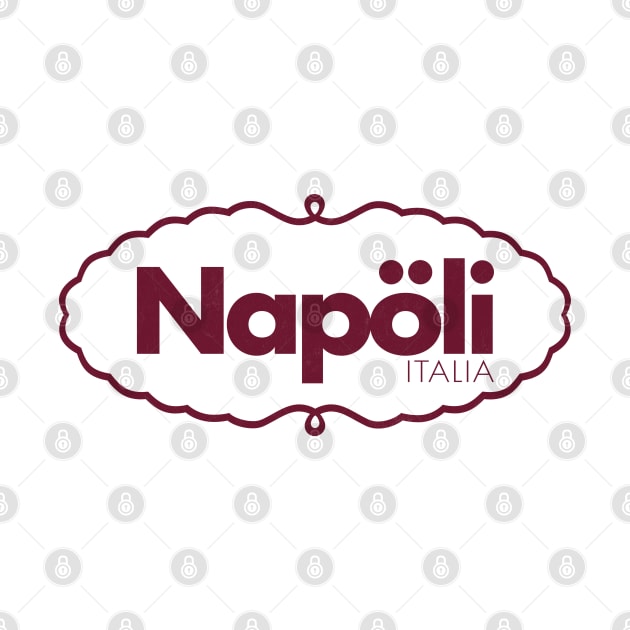 Napoli, Italia -- Retro Italian Region Design by DankFutura