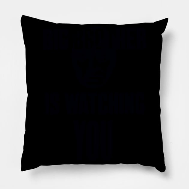 Big Brother Is Watching You Pillow by Flickering_egg