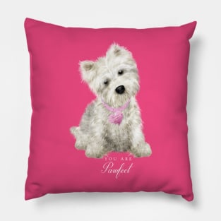 Pawfect Westie Love Pillow