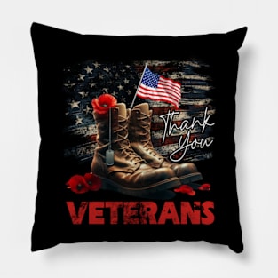 Veterans Dad Grandpa Pillow