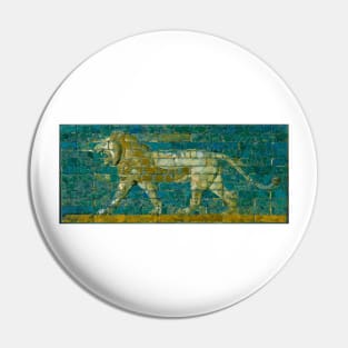 Ancient Babylonian Lion Gate Pin