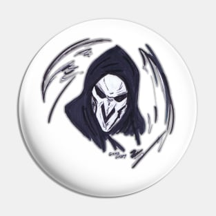 Death walks among you Pin