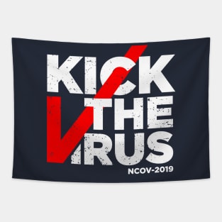 Kick The Virus Tapestry