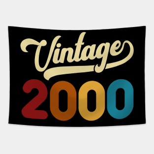 2000 Vintage Gift 20th Birthday Retro Style Tapestry