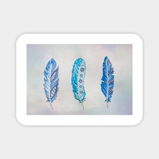 Three Feathers Magnet