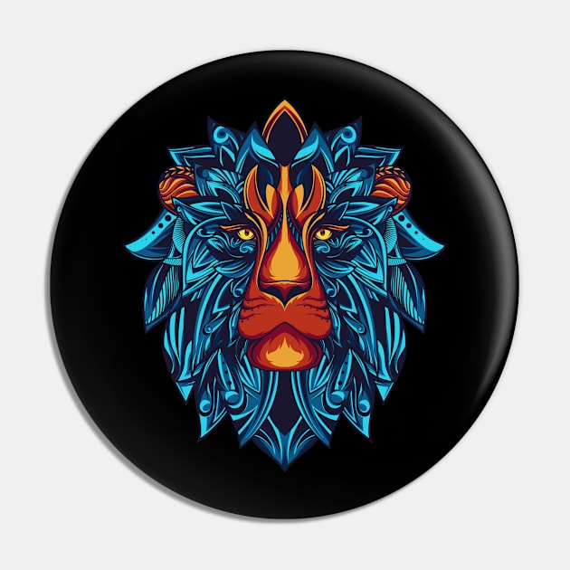 Lion Pin by AttireCafe