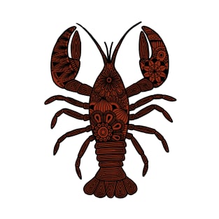 Lobster (black and brown vertical) T-Shirt