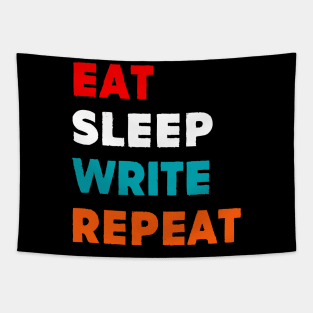 Eat Sleep Write Repeat Tapestry