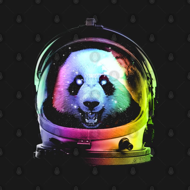 Astronaut Panda by clingcling