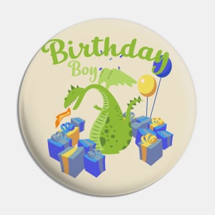 Birthday Boy Dragon Pin