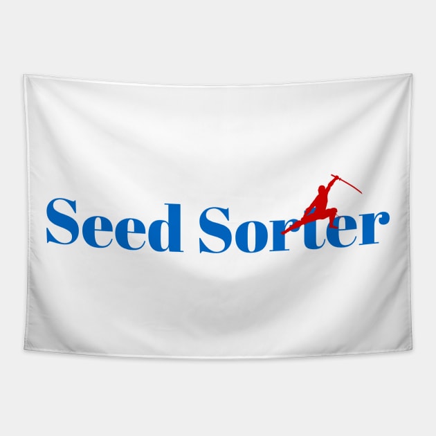 The Seed Sorter Ninja Tapestry by ArtDesignDE