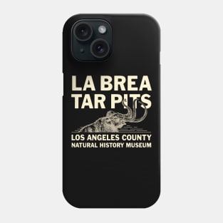 La Brea Tar Pits 1 by © Buck Tee Originals Phone Case