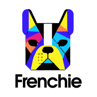 Frenchie Pop Art Dog Owner Vintage Funny French Bulldog T-Shirt