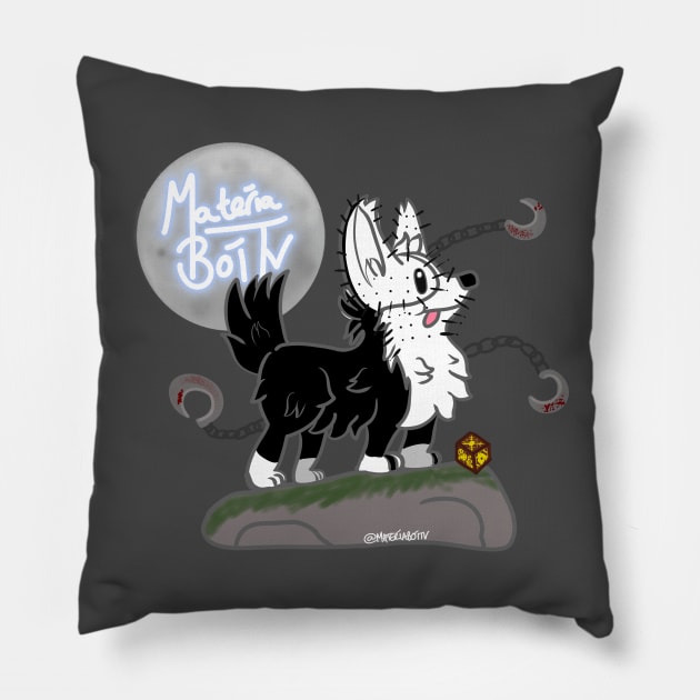 Corgi Raiser Pillow by Materiaboitv