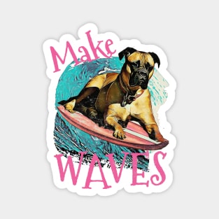 Make Waves Vintage-Look Magnet