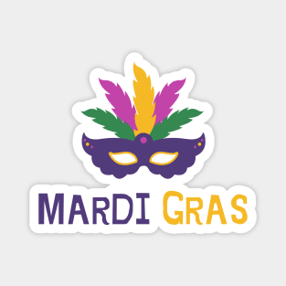 Mardi Gras Cool Festive Parade Magnet