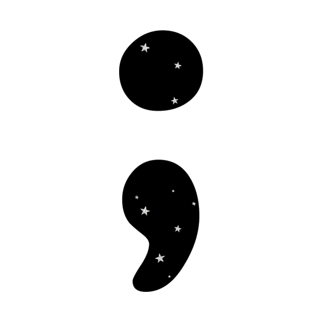 Starry Semicolon by lolosenese