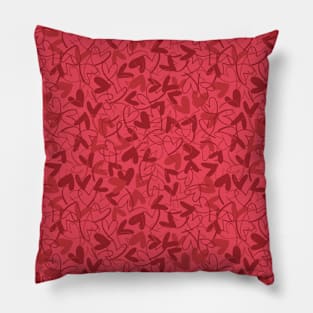 Crazy hearts Pillow