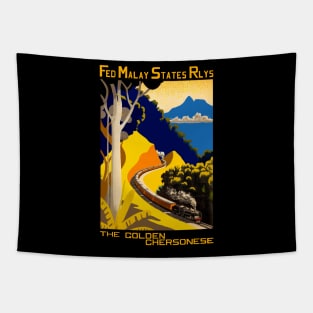 Golden Chersonese - Vintage Travel Poster Tapestry