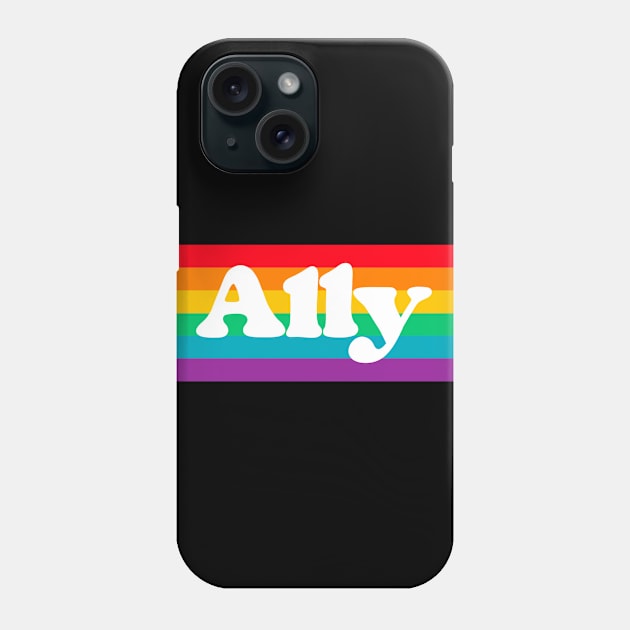 Gay Ally LGBTQ Pride Month Phone Case by Trippycollage